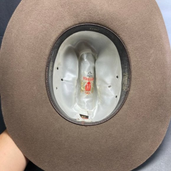 Vintage Akubra Cattleman Fur Felt Hat men - Picture 4 of 4